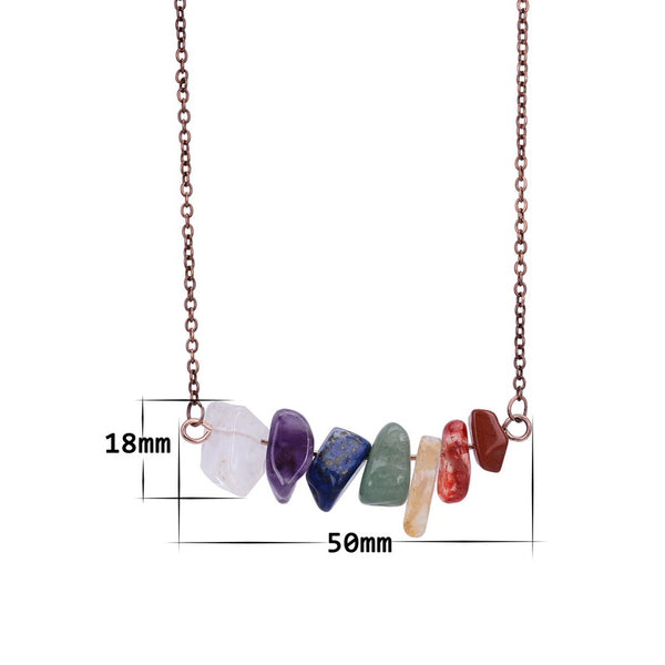 7 Crystal Stone Necklace
