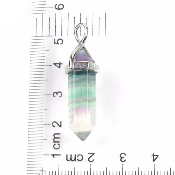 Hexagonal Point Pendulum Necklace