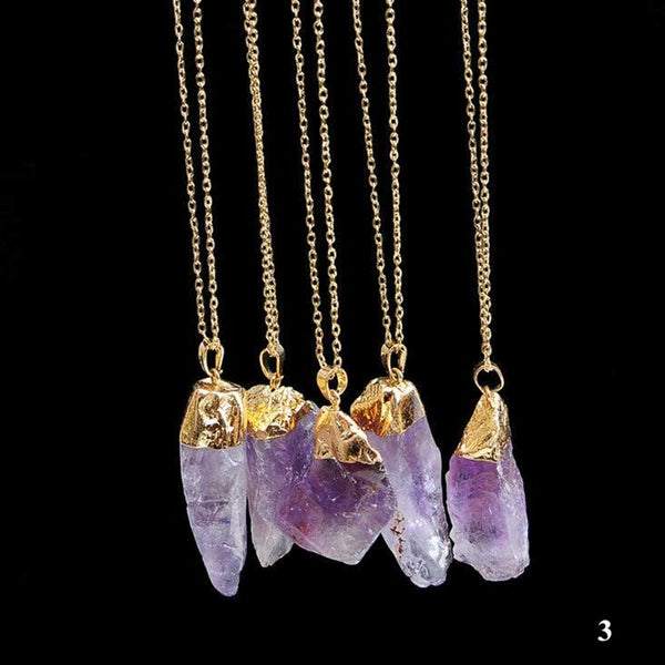 Natural Quartz Healing Necklace