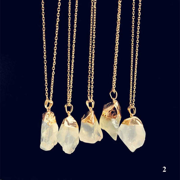 Natural Quartz Healing Necklace