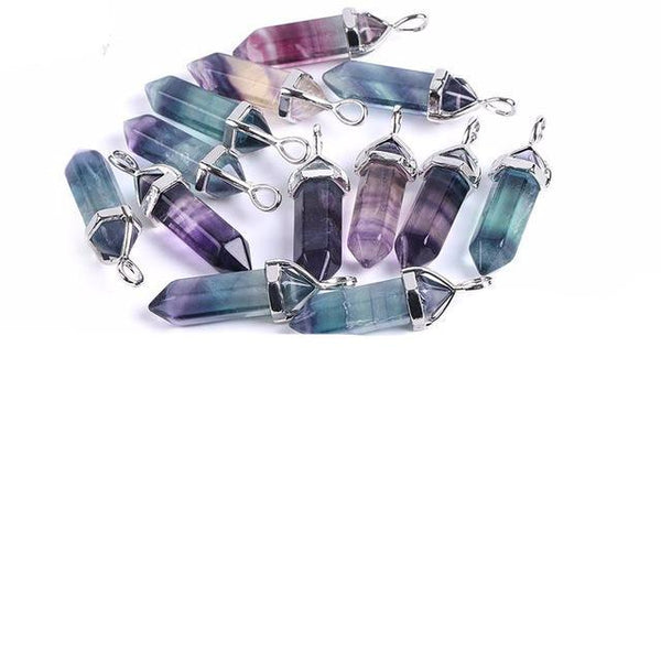 Hexagonal Point Pendulum Necklace