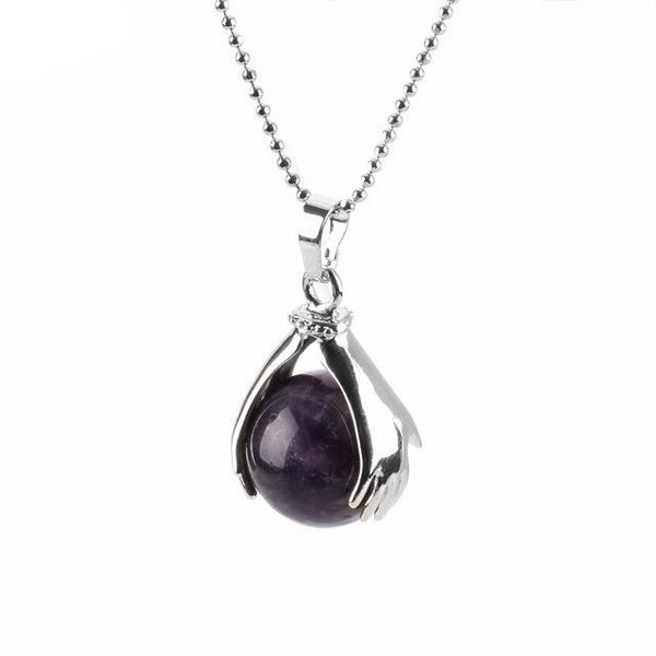 Natural Round Ball Necklace