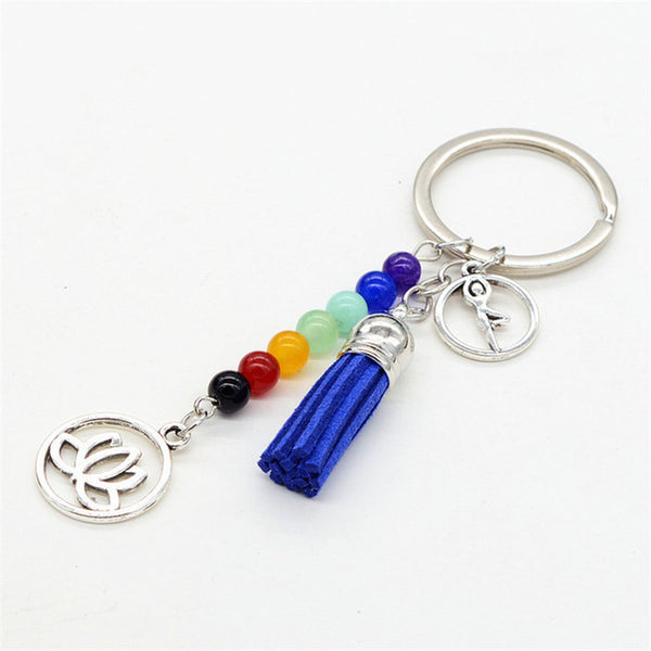 Crystal Tassel Keychain