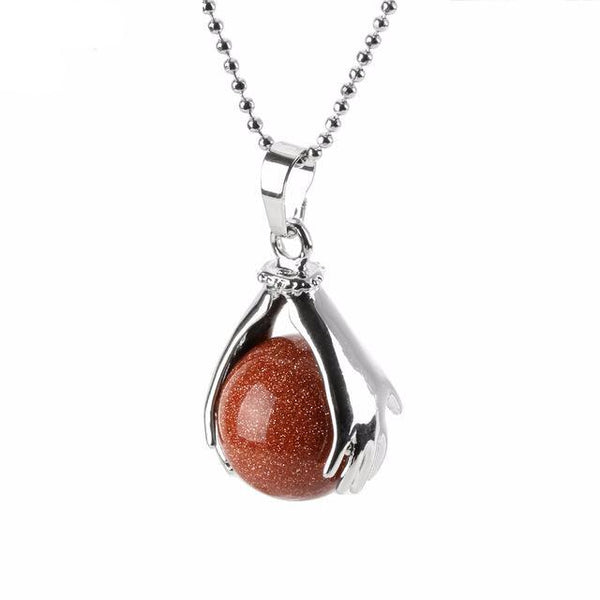Natural Round Ball Necklace