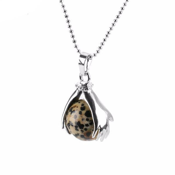 Natural Round Ball Necklace