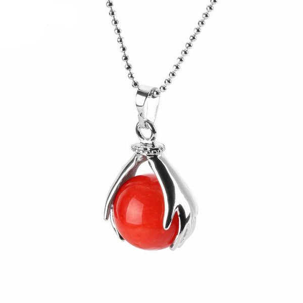 Natural Round Ball Necklace