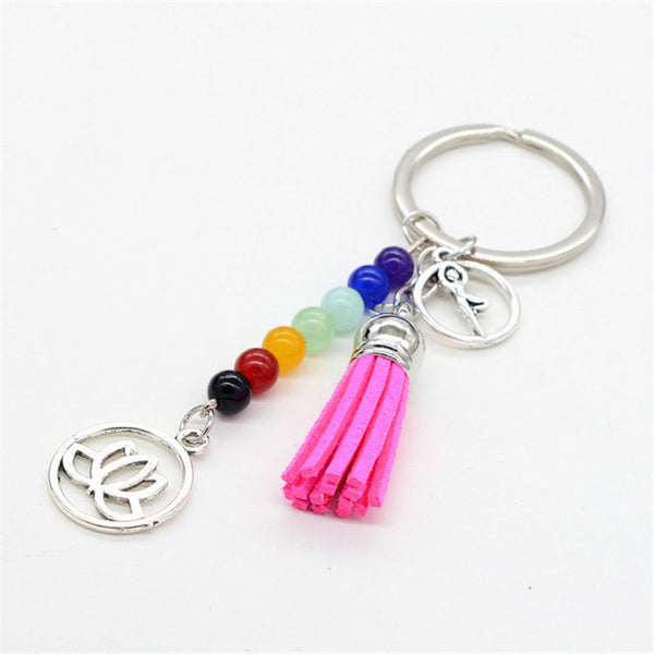 Crystal Tassel Keychain
