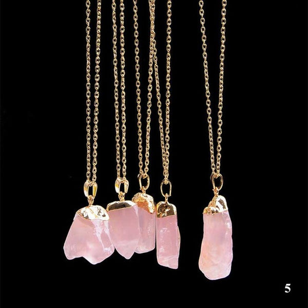 Natural Quartz Healing Necklace