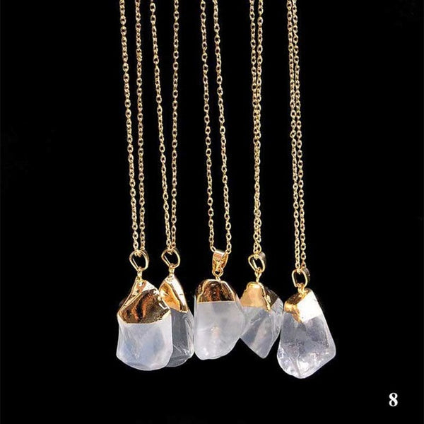 Natural Quartz Healing Necklace