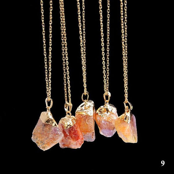 Natural Quartz Healing Necklace